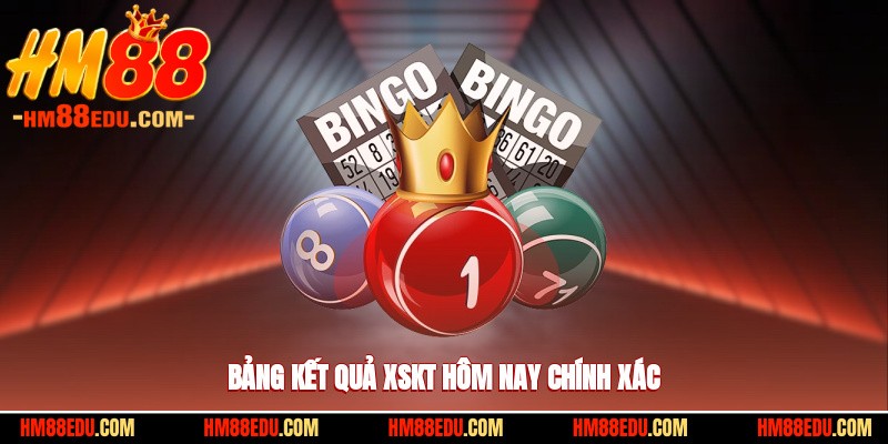 Bảng kết quả xskt hôm nay chính xác